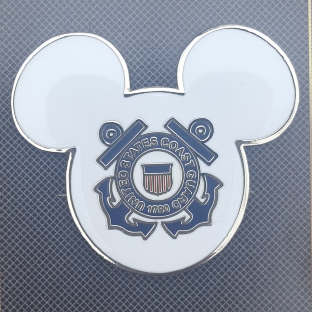 Military Mouse Coast Guard Fantasy Pin